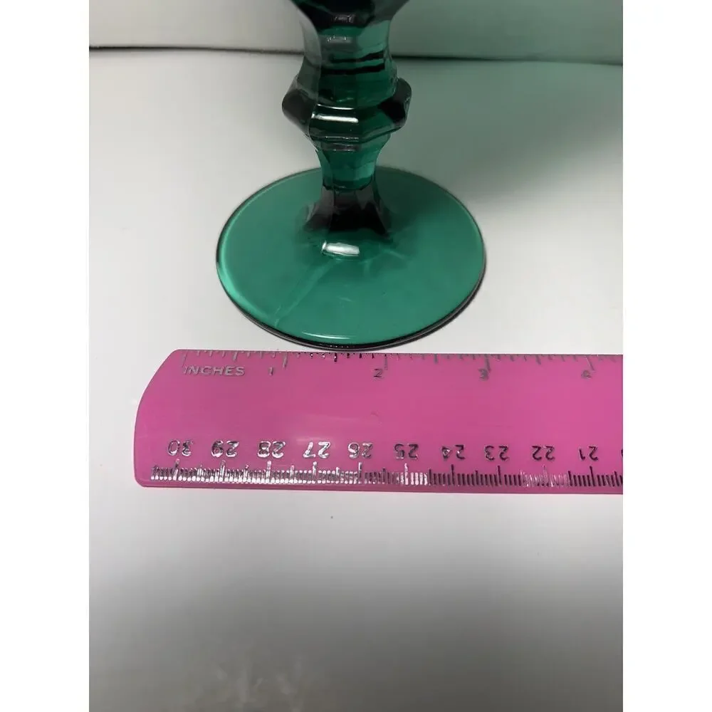 Set Of 4 Green Duratuff vintage Glasses